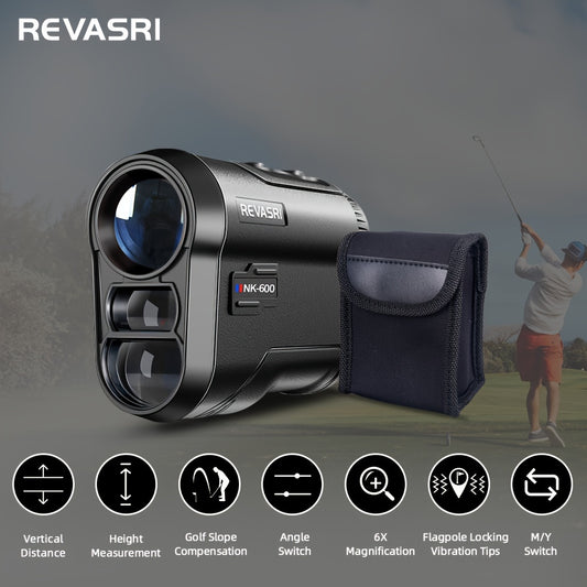 [Laser Rangefinder for Golf Hunting] Laser Rangefinder - Full-featured Version for Golf and Hunting Archery - Slope Compensation, Angle Switch, Flagpole Lock, and Vibration