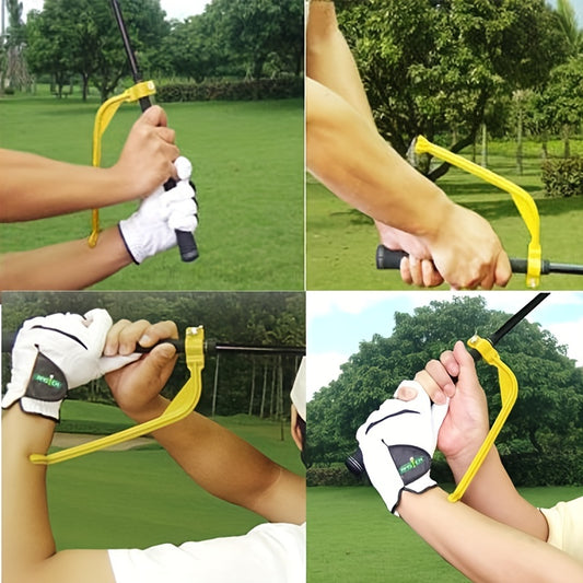 Improve Your Golf Swing with This 1pc Golf Swing Trainer - Perfect for Beginners!